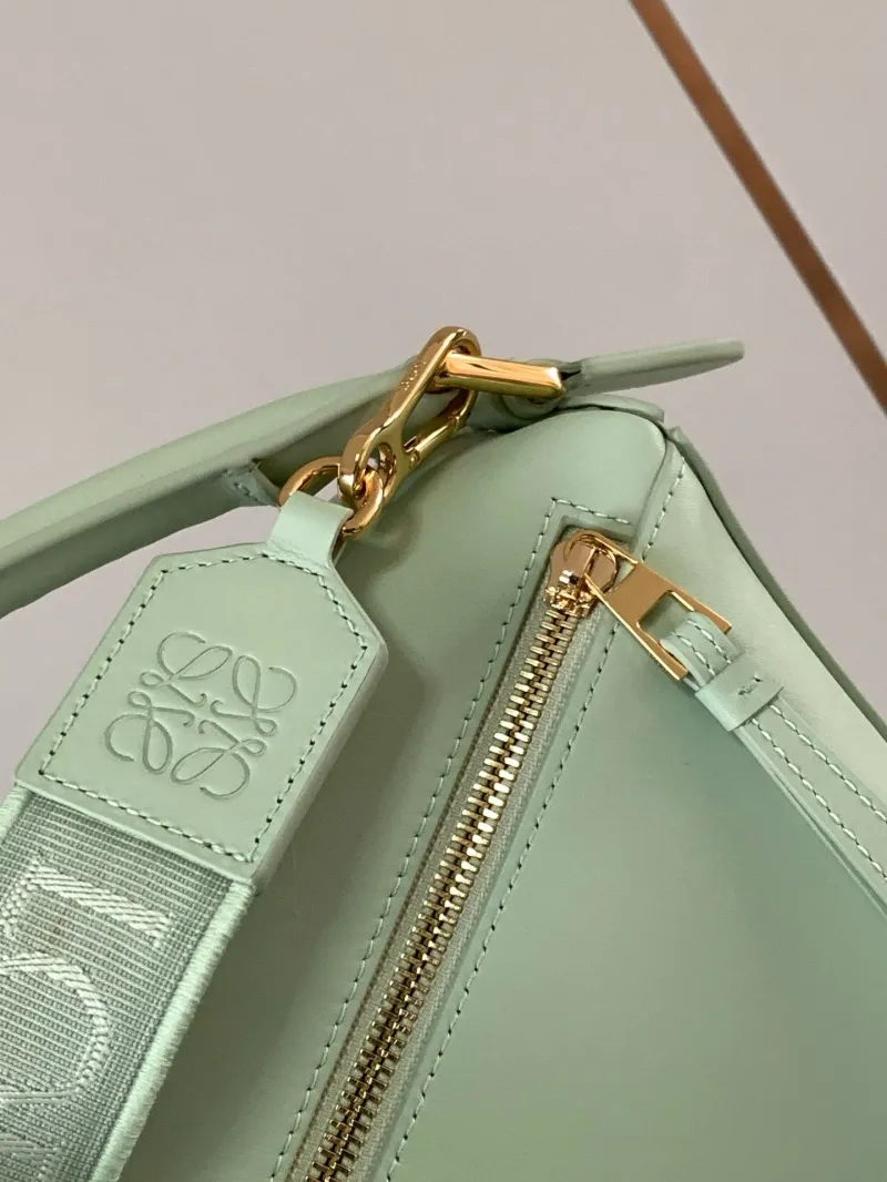Loewe Mint Green Puzzle Handle Bag 507 - Image 6