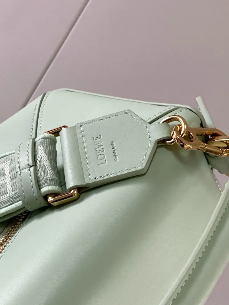Loewe Mint Green Puzzle Handle Bag 507 - Image 7