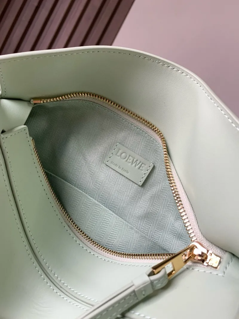 Loewe Mint Green Puzzle Handle Bag 507 - Image 8
