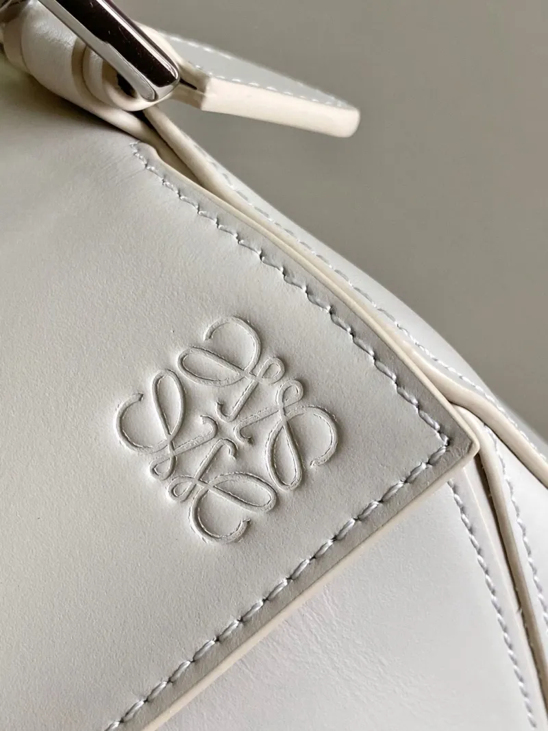 Loewe White Puzzle Shoulder Bag 508 - Image 6