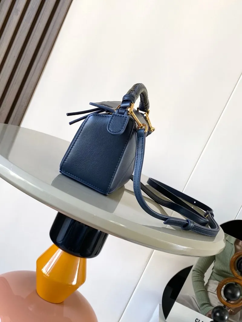 Alternative view of Loewe Navy Blue Small Crossbody Bag 511