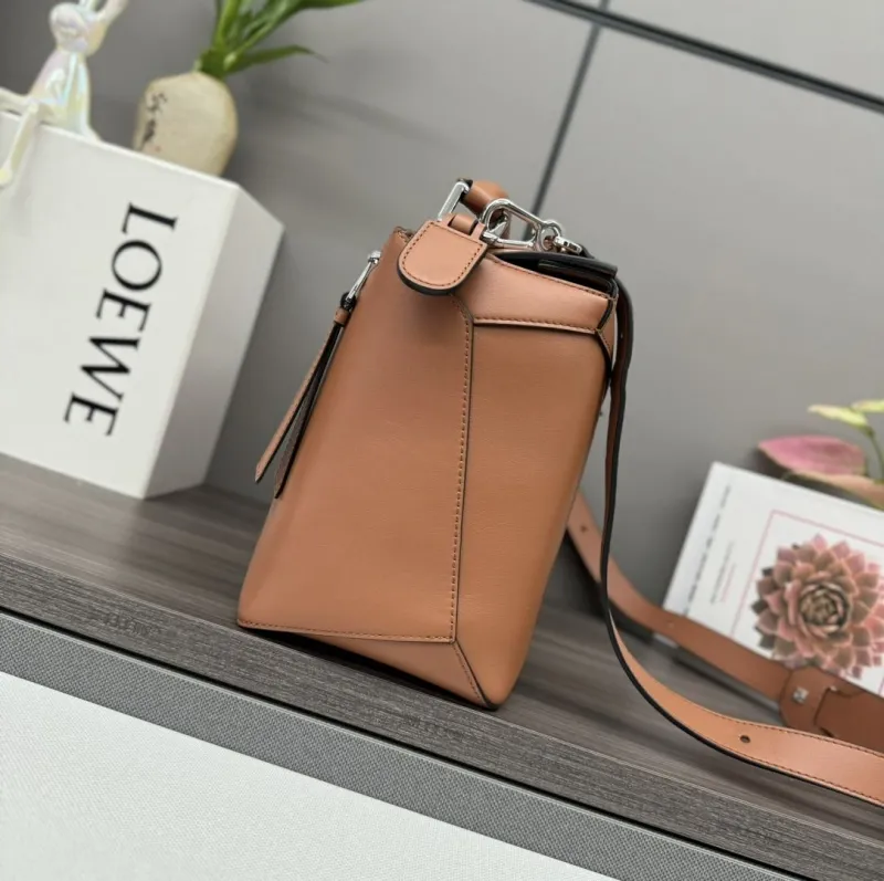 Alternative view of Loewe Brown Leather Puzzle Shoulder Bag
