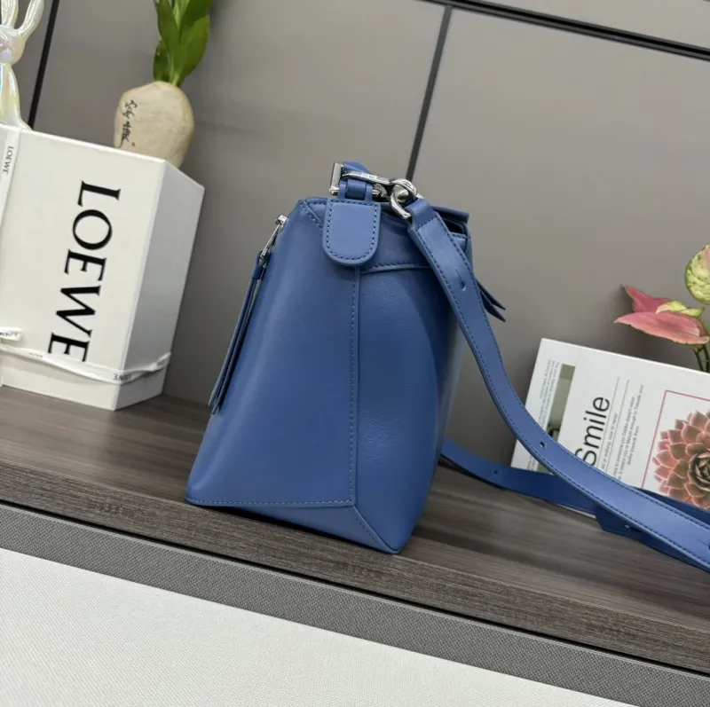 Alternative view of LOEWE Blue Leather Crossbody Bag 516