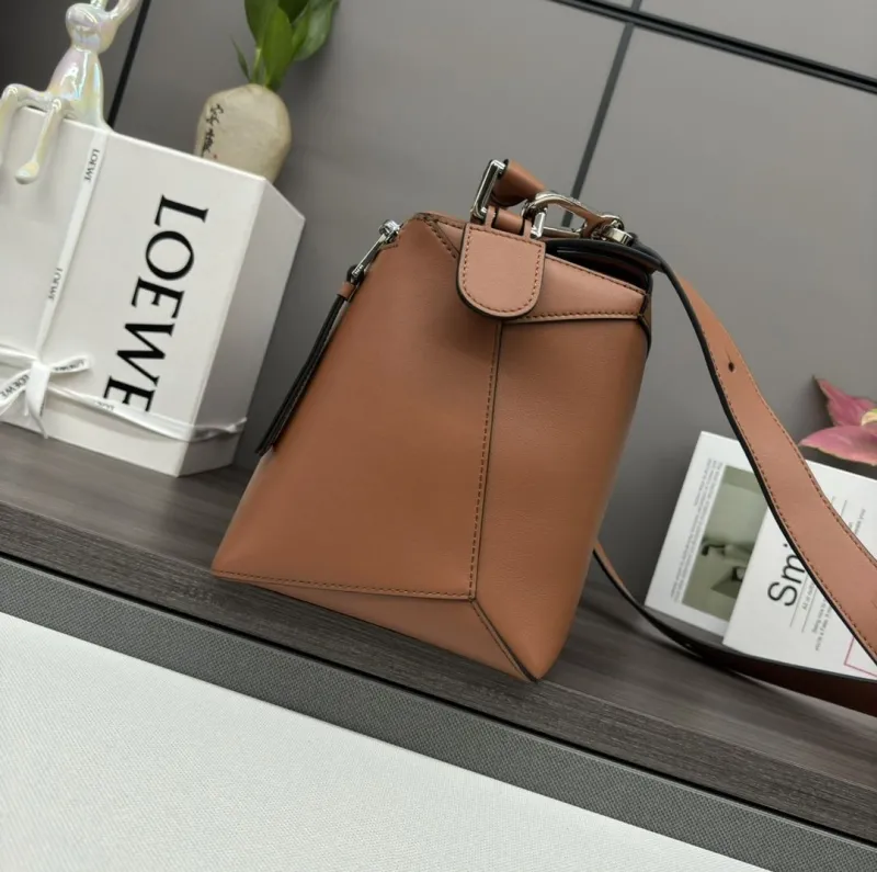 Alternative view of LOEWE Brown Leather Puzzle Handbag 517