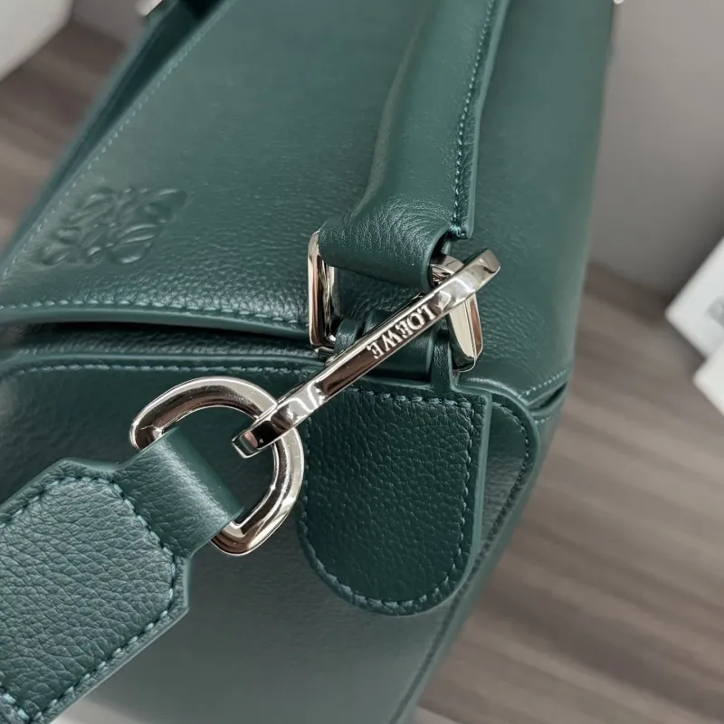 Loewe Dark Green Handle Shoulder Bag 519 - Image 7