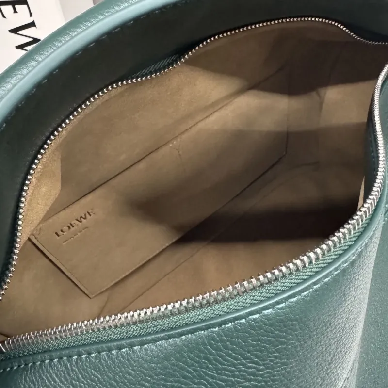 Loewe Dark Green Handle Shoulder Bag 519 - Image 8