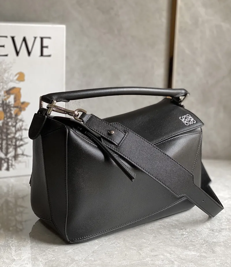 Alternative view of Loewe Black Leather Handle Crossbody Bag