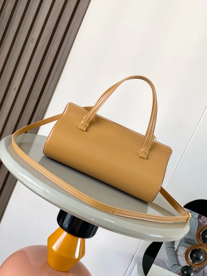 Loewe Tan Leather Shoulder Handbag 529 - Image 3