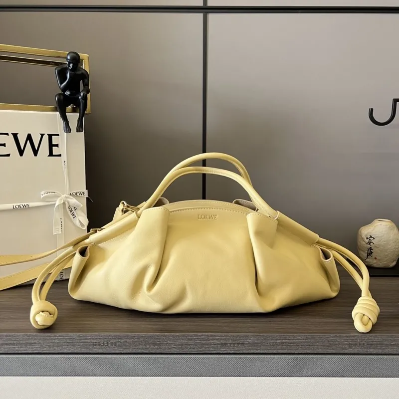 LOEWE Pale Yellow Shoulder Bag 533