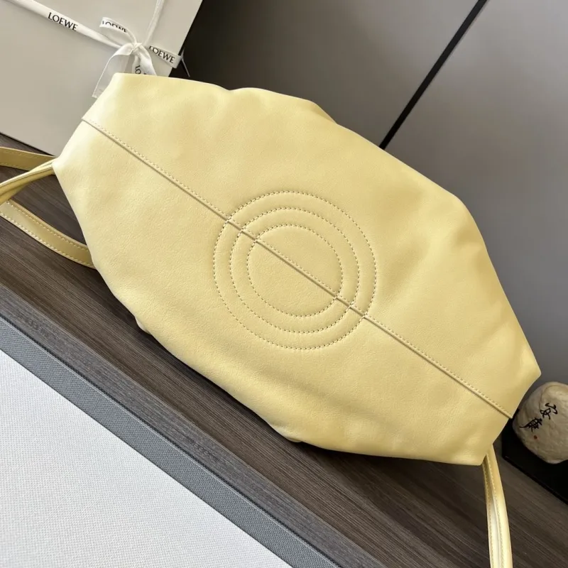 LOEWE Pale Yellow Shoulder Bag 533 - Image 4