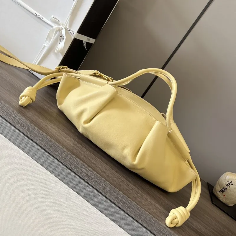 LOEWE Pale Yellow Handle Bag 534 - Image 3