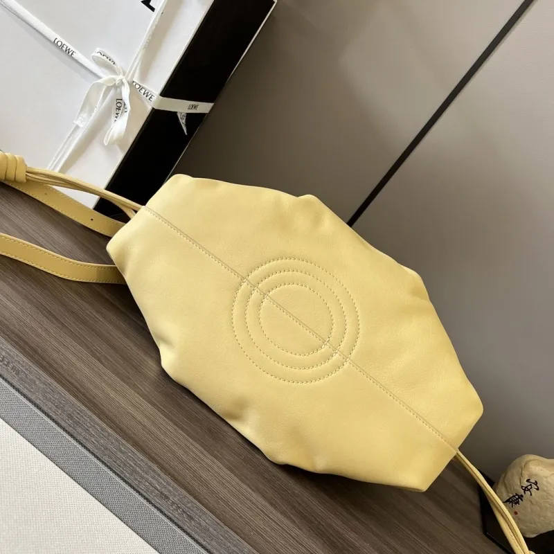 LOEWE Pale Yellow Handle Bag 534 - Image 4