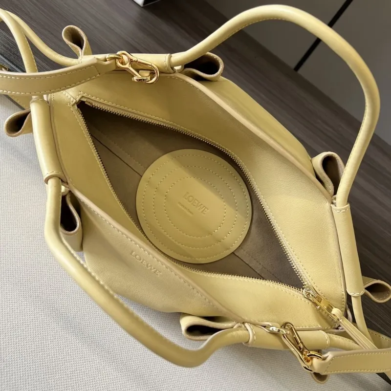 LOEWE Pale Yellow Handle Bag 534 - Image 8