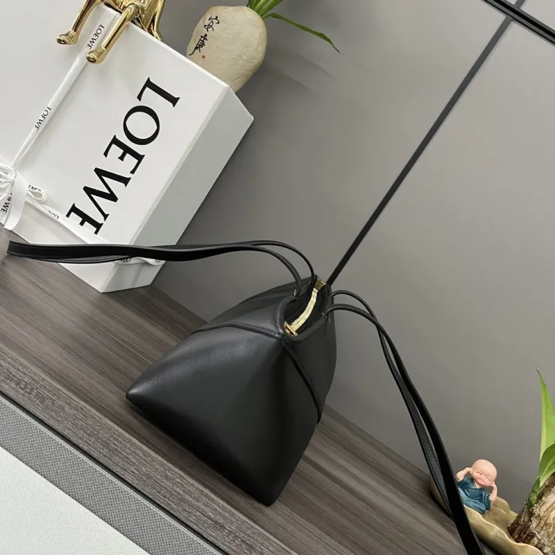 Alternative view of LOEWE Black Leather Tote Bag