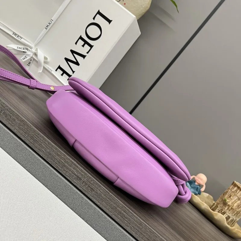 LOEWE Purple Knot Crossbody Bag 554 - Image 4