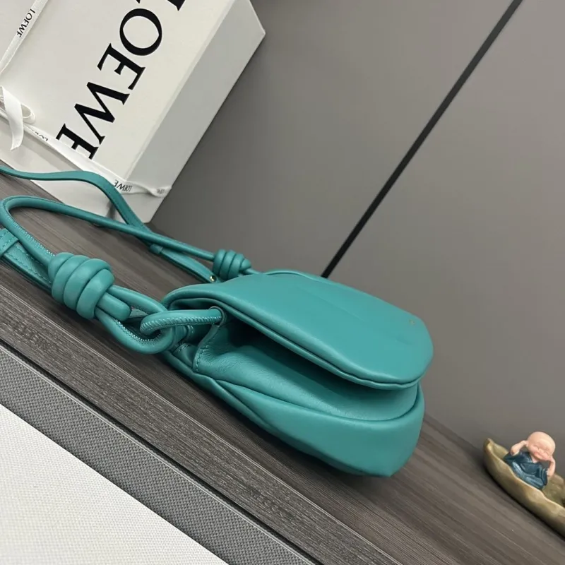 Alternative view of LOEWE Teal Leather Crossbody Bag