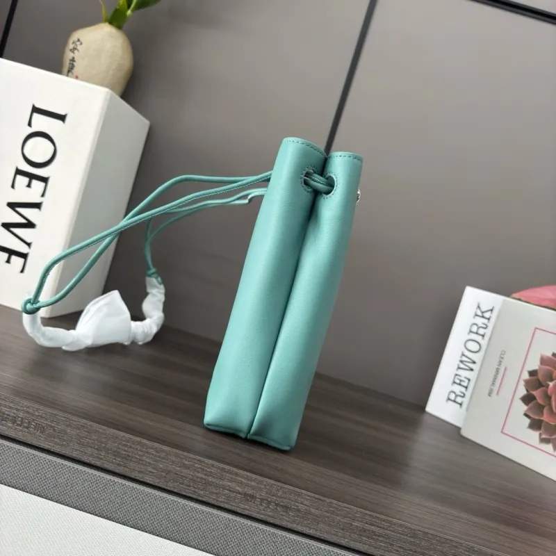 Alternative view of LOEWE Turquoise Bucket Bag 558