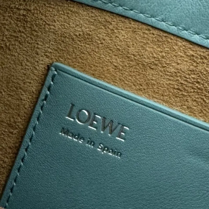LOEWE Turquoise Bucket Bag 558 - Image 9