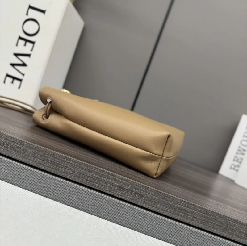 Alternative view of LOEWE Tan Leather Small Bucket Bag