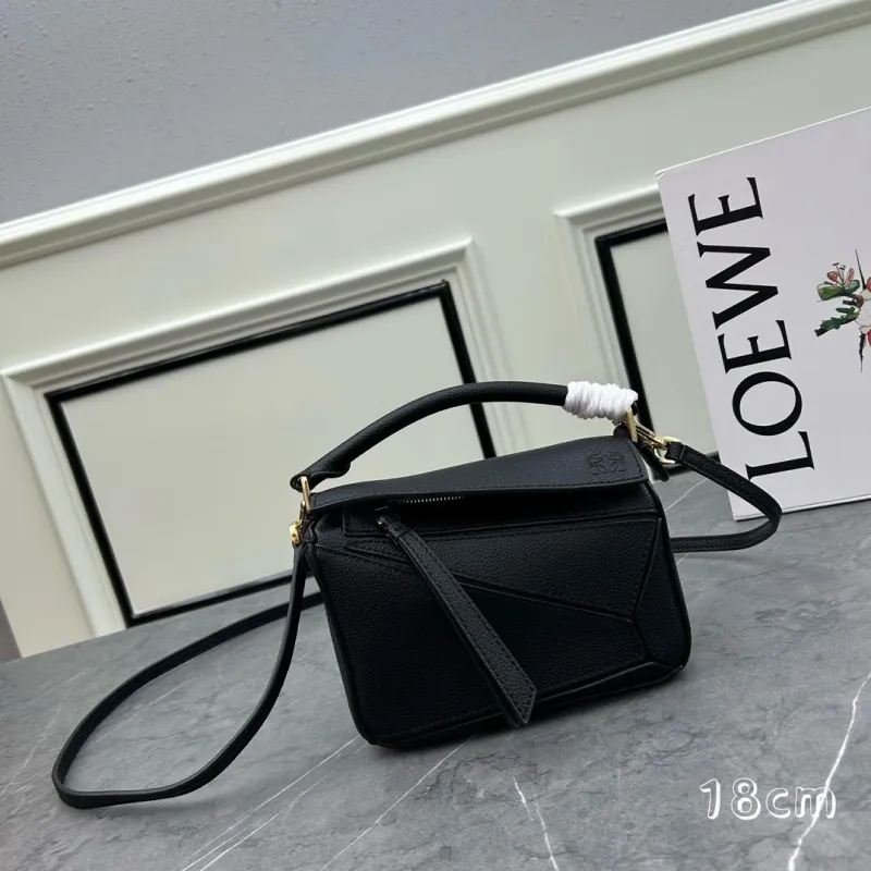 LOEWE Black 18cm Mini Crossbody Bag