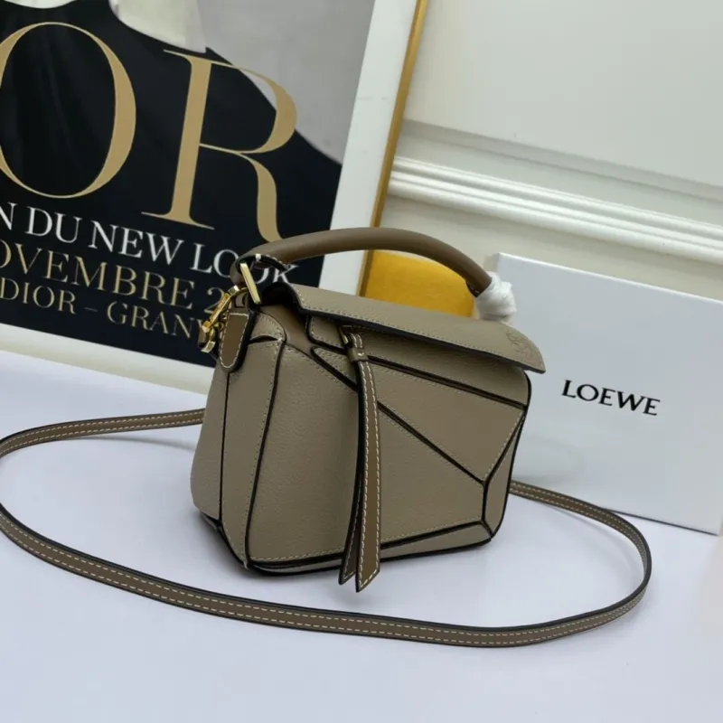 Alternative view of LOEWE Taupe Small Leather Crossbody Handbag