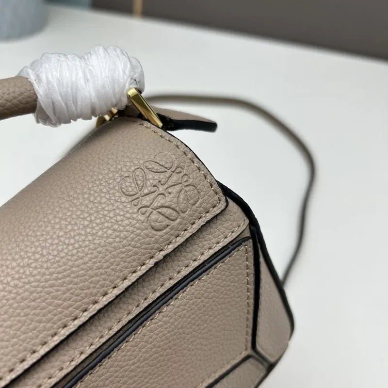 Loewe Mini 18cm Taupe Crossbody Bag - Image 4