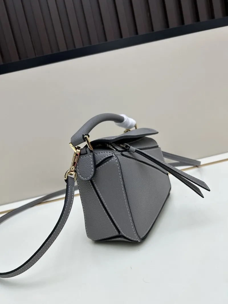 Alternative view of Loewe Gray Puzzle Handbag 576