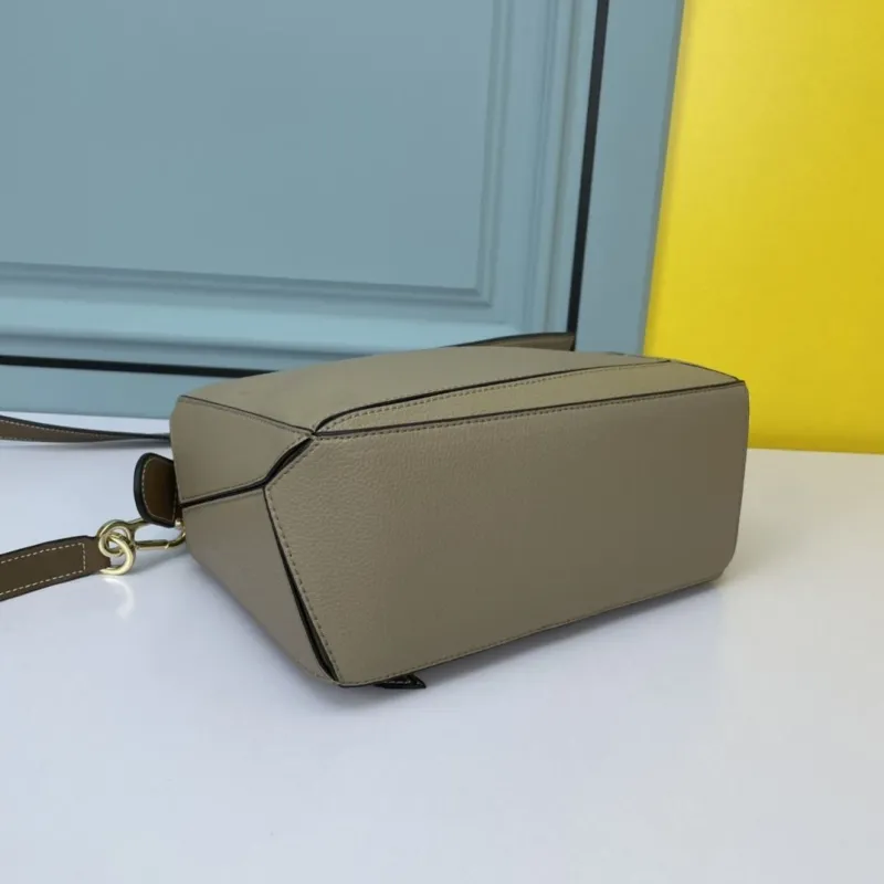 Loewe Taupe Crossbody Bag 586 - Image 5