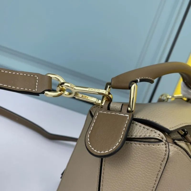 Loewe Taupe Crossbody Bag 586 - Image 7