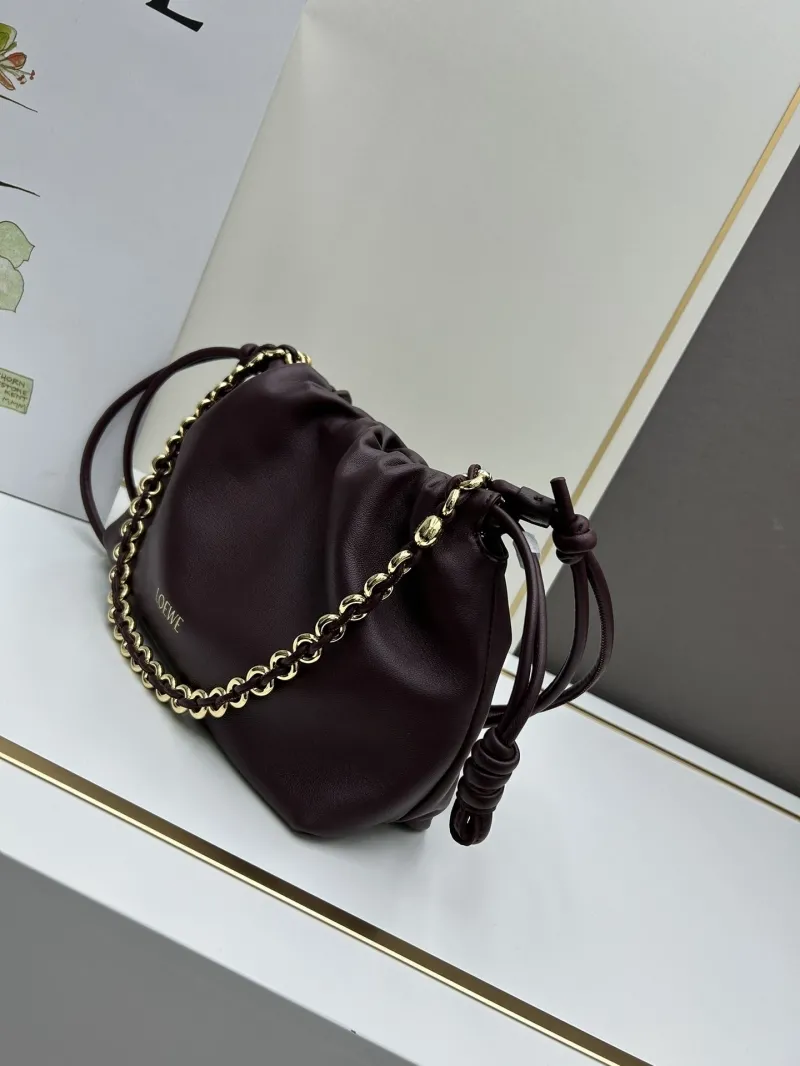 Alternative view of LOEWE Dark Brown Leather Shoulder Bag 260809