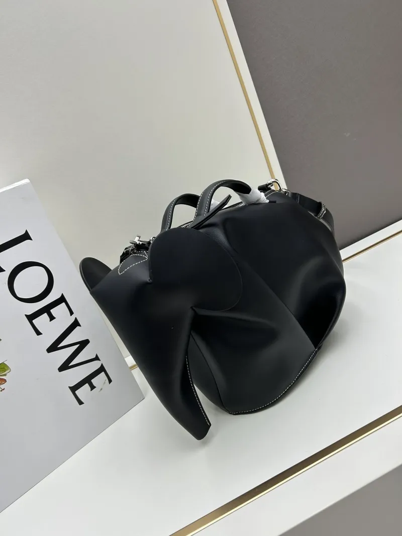 Alternative view of LOEWE Black Elephant Shoulder Handbag 11030