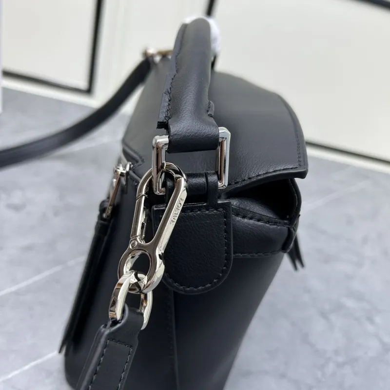 Loewe Black Leather Handbag 062206 - Image 6