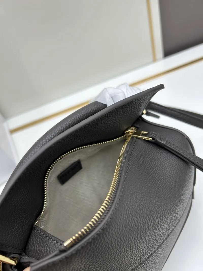 LOEWE Dark Brown Mini Top Handle Crossbody Bag 638 - Image 7