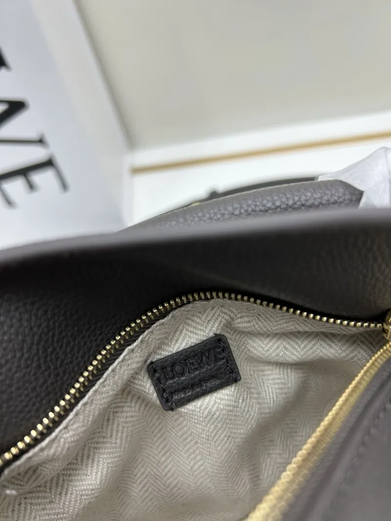 LOEWE Dark Brown Mini Top Handle Crossbody Bag 638 - Image 8