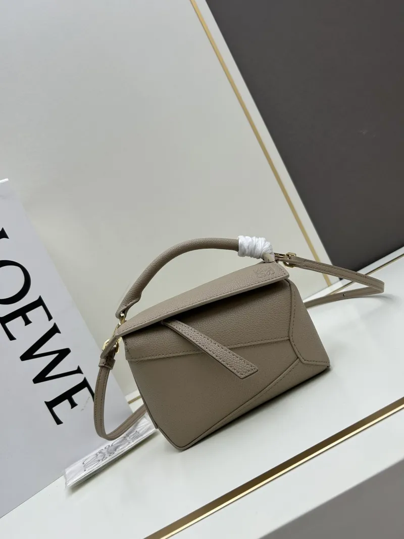 Loewe Taupe Mini Crossbody Handbag 641