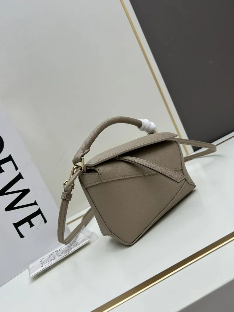 Alternative view of Loewe Taupe Mini Crossbody Handbag 641
