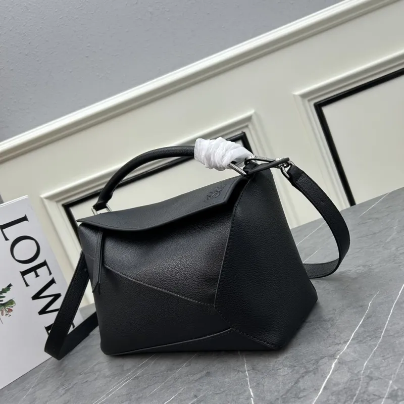 Alternative view of Loewe Black Leather Crossbody Handbag