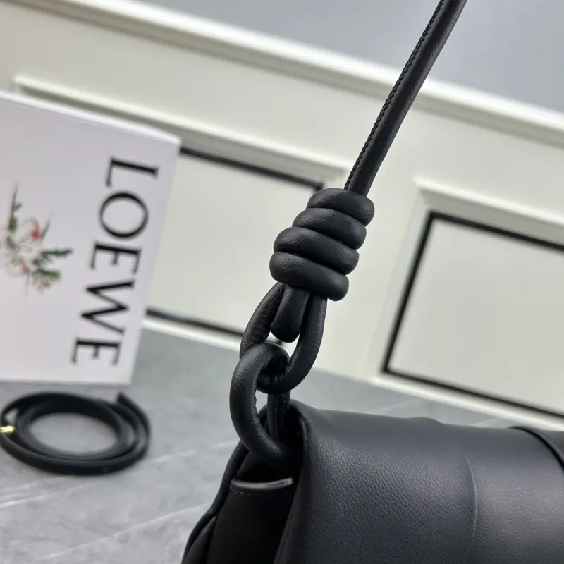 LOEWE Black Knot Shoulder Crossbody Bag 062138 25x17x8cm - Image 6