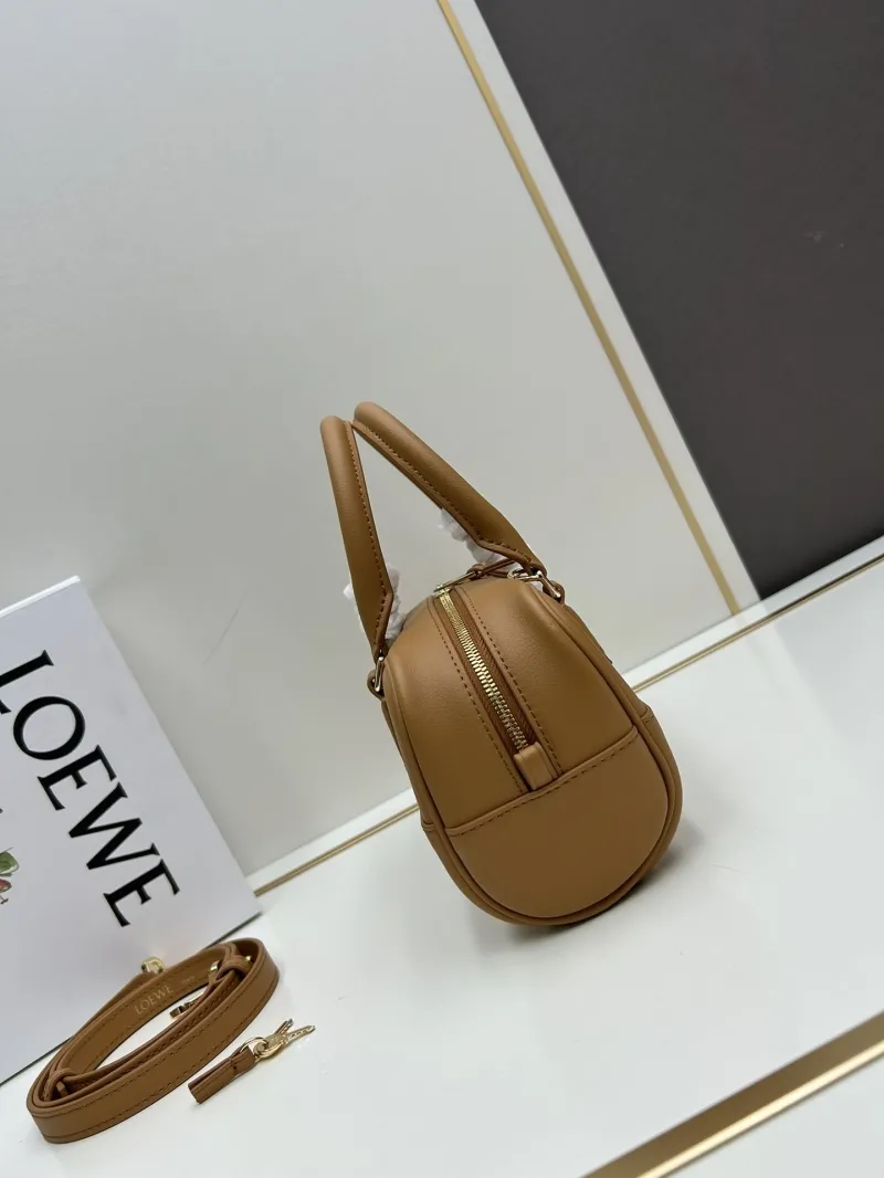 Alternative view of LOEWE Tan Leather Small Handle Bag 062417