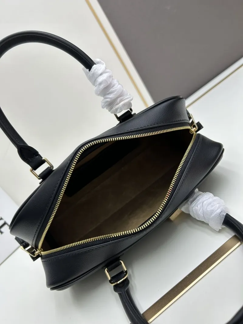 LOEWE Black Leather Handbag 062417 - Image 8