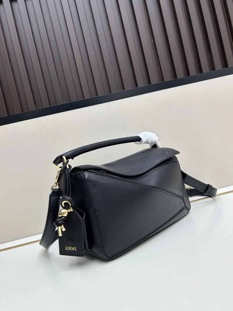 Alternative view of LOEWE Black Leather Shoulder Handbag 250505