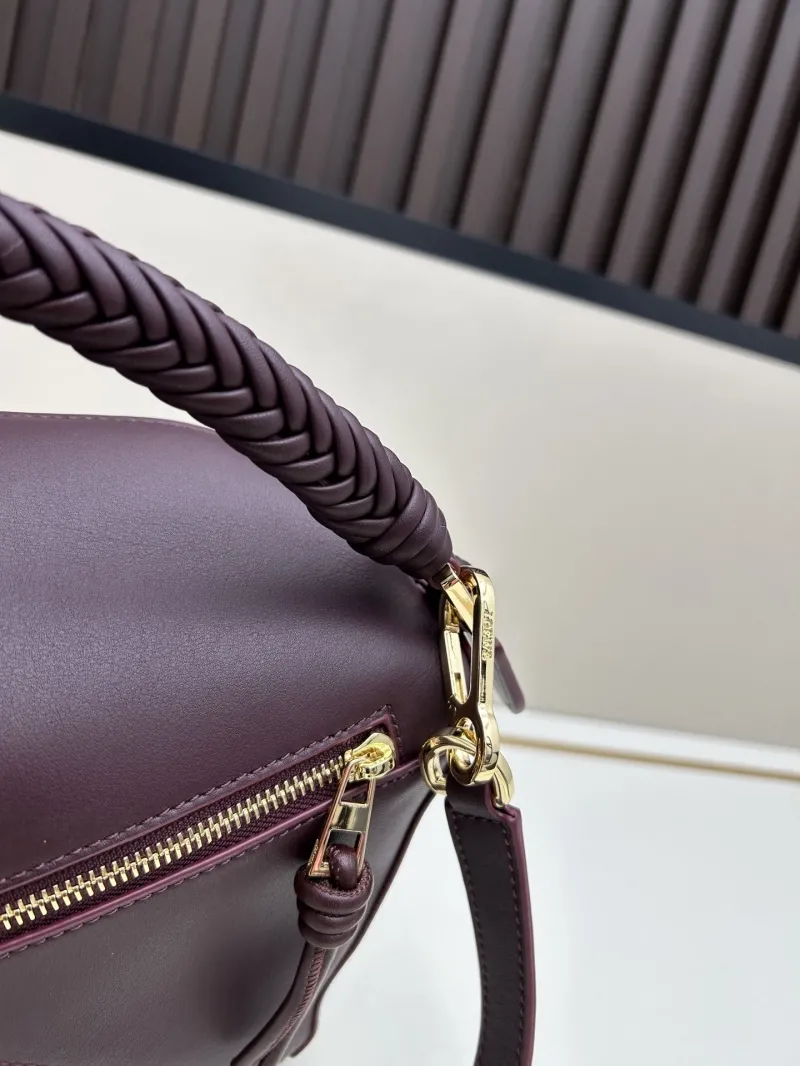 Loewe Dark Brown Leather Handbag 673 - Image 6