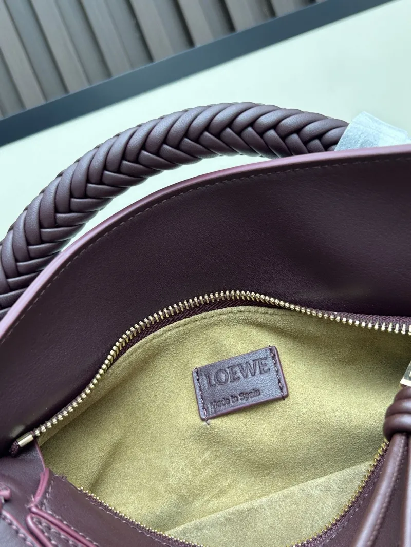 Loewe Dark Brown Leather Handbag 673 - Image 8