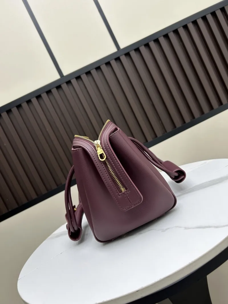Alternative view of LOEWE Burgundy Leather Handbag 250520