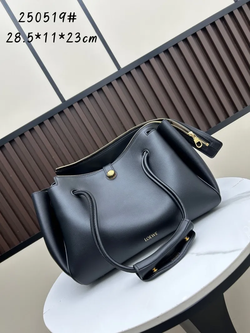 LOEWE Black Leather Handle Bag 250519