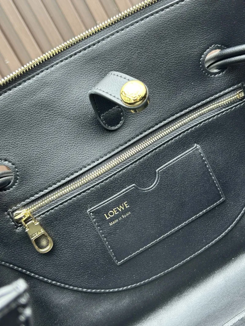 LOEWE Black Leather Handle Bag 250519 - Image 8
