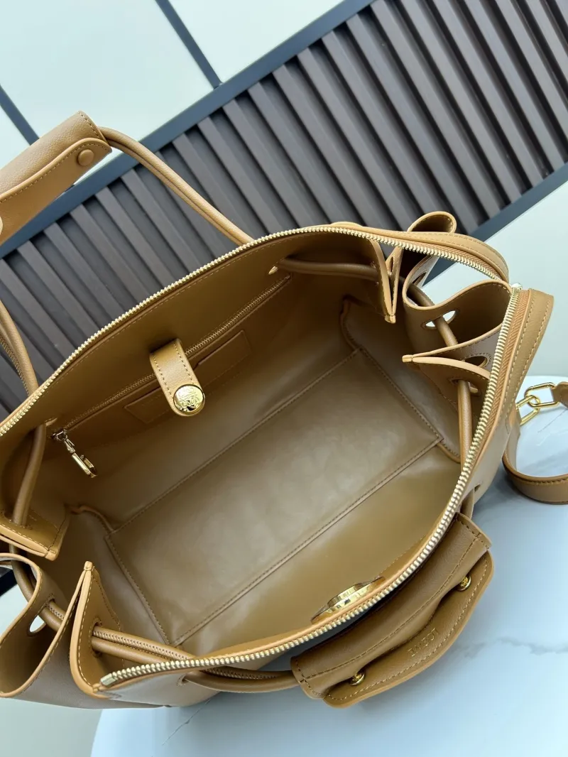 LOEWE Tan Leather Handbag 250519 - Image 7