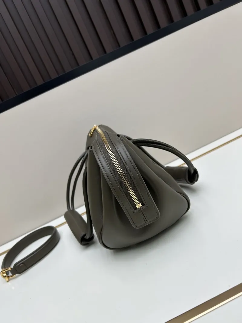Alternative view of LOEWE Dark Olive Leather Handbag 250520