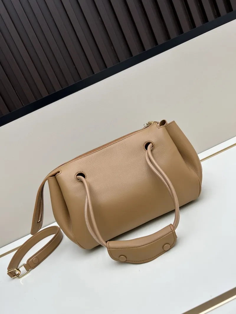 LOEWE Tan Leather Shoulder Handbag 250520 - Image 3