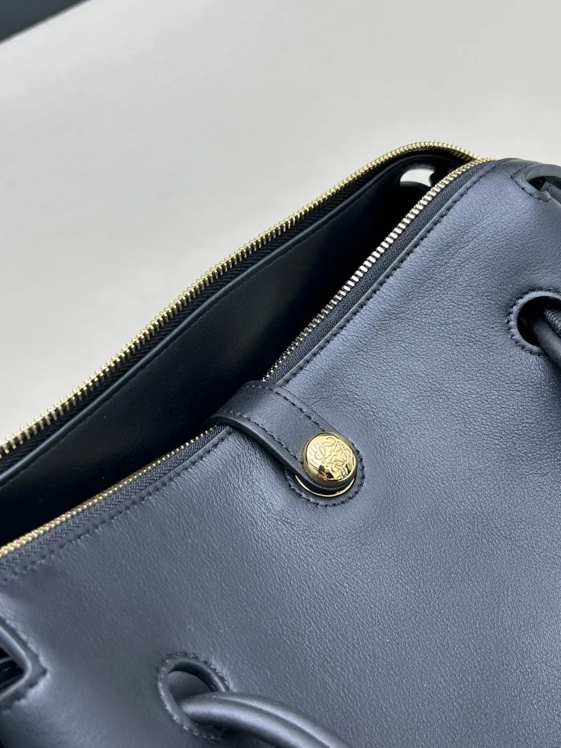 LOEWE Black Leather Handbag 250519 - Image 6